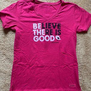 Small Life is Good Pink T-shirt